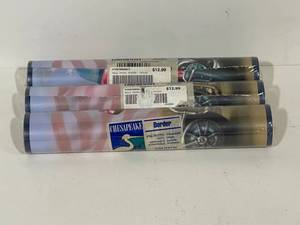 lot 27 image: 3 New Rolls of Motorcycle Border