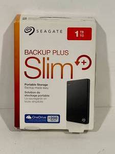 lot 33 image: Seagate Backup Plus Slim Portable Storage