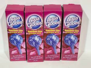 lot 49 image: 4 Aqua Globes