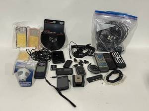 lot 50 image: Cell Phones, Cords, Remotes, Wifi Hotspot, etc...