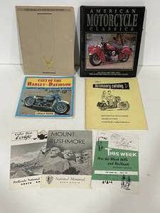 lot 62 image: Harley Davidson, Motorcycle Books