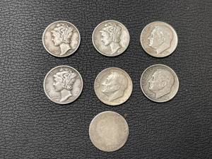 7 Silver Dimes
