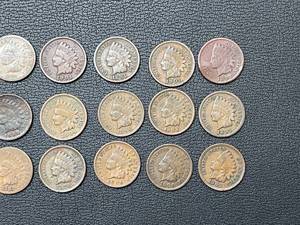15 Indian Cents