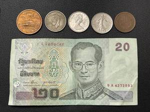 Foreign Banknote and Coins