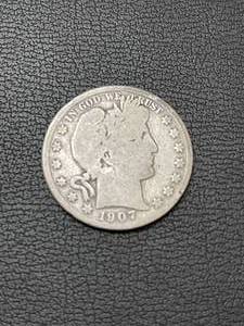 1907 Barber Half Dollar