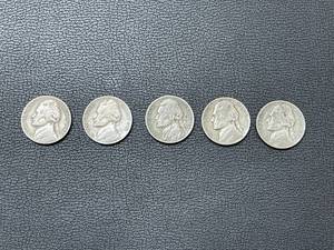 Jefferson Nickels 3 Are 35% Silver War Nickels