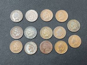 14 Indian Cents