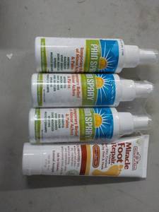 Pain Spray and Foot Repair...