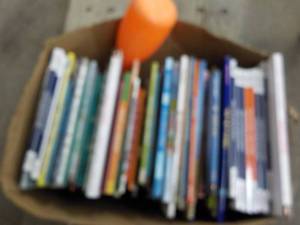 Box of Books and a Bat...