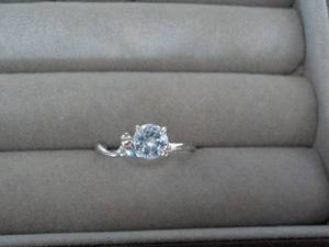 Cubic Zirconia Ring with Rhinestone...