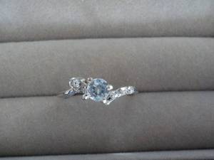 Cubic Zirconia Ring with Rhinestone...