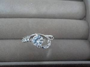 Cubic Zirconia Ring with Rhinestone...