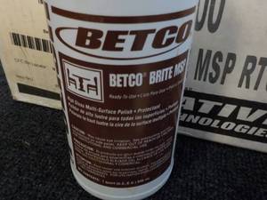 Case of 12 Betco Qt Bottles Brite M...