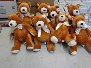 8 Curto Toy Stuffed Bears...
