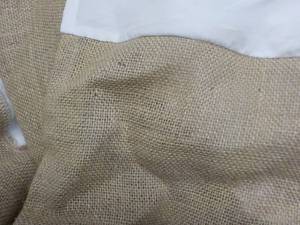 King Size Bed skirt with Burlap Ski...