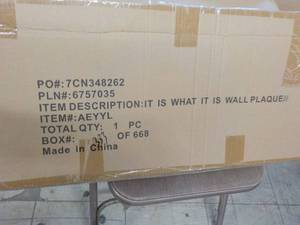 It is What it Is wood Sign 30 x 8...