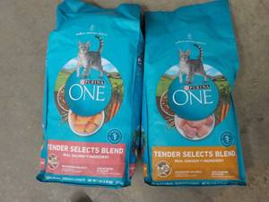 2 Bags Purina One Cat Food...