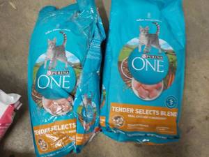 2 Bags Purina One Cat Food...