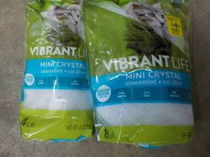2 Bags Vibrant Life Cat Litter...