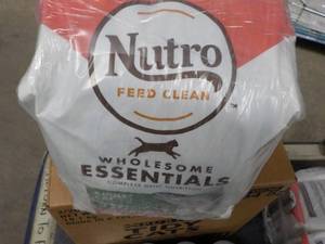 3 - 5 lb. Bags Nutro Cat food...
