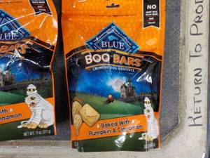 8 - 11 oz Bags Blue Boo Bars Dog Bi...
