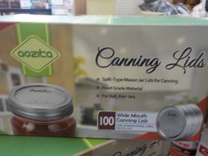 Box of Oozito 100 Wide Mouth Cannin...