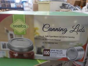 Box of Oozito 100 Wide Mouth Cannin...