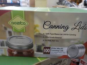 Box of Oozito 100 Wide Mouth Cannin...