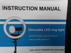 Dimmable LED Ring Light...