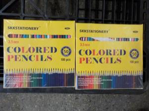 Set of 2 -100 pcs Colored Pencils...