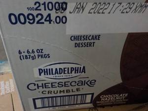4 Cases Philadelphia Cheesecake Cru...