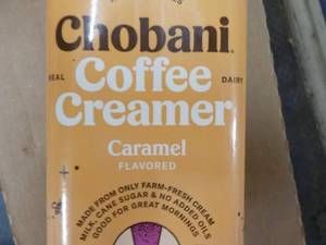 4 Chobani Coffee Creamer Caramel Fl...