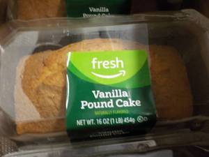 Case of 12 frozen pound cakes...