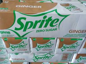 4 - 12 Pkgs Sprite Ginger Zero Suga...
