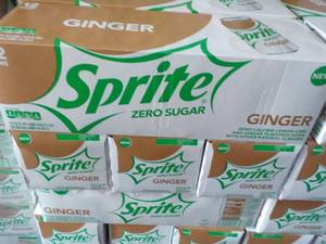 4 - 12 Pkgs Sprite Ginger Zero Suga...