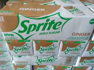 4 - 12 Pkgs Sprite Ginger Zero Suga...