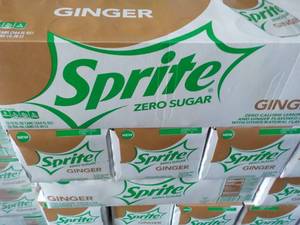 4 - 12 Pkgs Sprite Ginger Zero Suga...