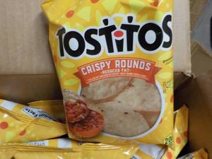 Case of Tostitos Crispy Round Chips...