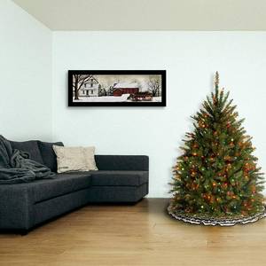National Tree Company Pre-Lit 4 Dunhill Fir Christmas Tree wMulticolor Lights