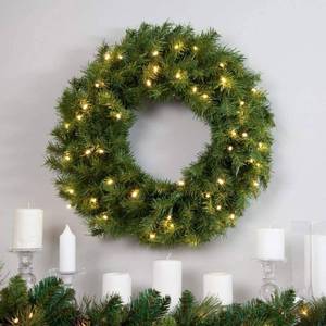 National Tree Company Pre-Lit Artificial Christmas Wreath