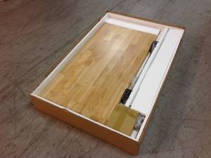 lot 6 image: 46 in. Adjustable Height Work Table by Husky Customer Returns See Pictures