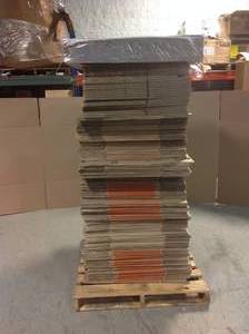 lot 14 image: Pallet of Home Depot Moving Boxes See Pictures