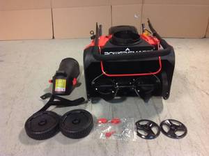 lot 21 image: 21 in. Single Stage Gas Snow Thrower by Power Smart Customer Returns See Pictures