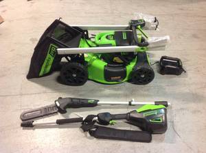 lot 31 image: Lot of 2 Mixed Assorted Lawn Care Various Conditions See Pictures