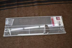Wire shelves