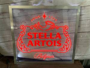lot 15 image: Stella Artois Lighted Sign 20 X 22 inch