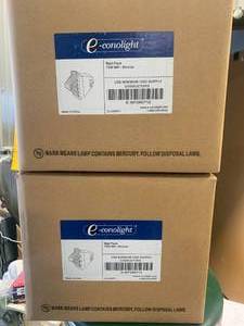 lot 23 image: Lot of 2 New In Box Econolight 70 W Wall Pack Lights