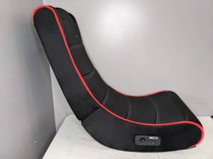 lot 138 image: Sharper Image Foldable Gaming Chair with Onboard Speakers - N