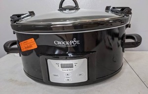 lot 146 image: Crockpot 7-qt. Countdown Cook & Carry Slow Cooker - N