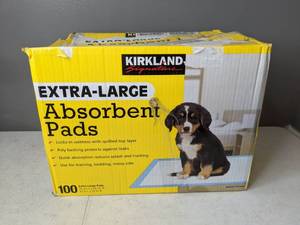 lot 175 image: Kirkland Signature Extra-Large Absorbent Pads - N